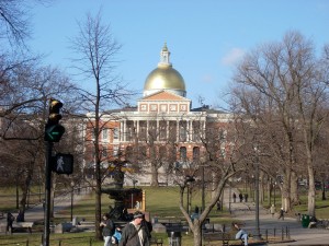 Beacon Hill, the place both candidates want to go, was a frequent target in the debate (WMassP&I)