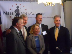 Cong. Neal (far left), in Pittsfield (WMassP&I)