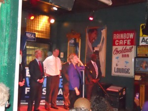 Elizabeth Warren in Springfield in 2012. Cities like Springfield delivered for Warren and 3 1/2 years later, Clinton, too. (WMassP&I)