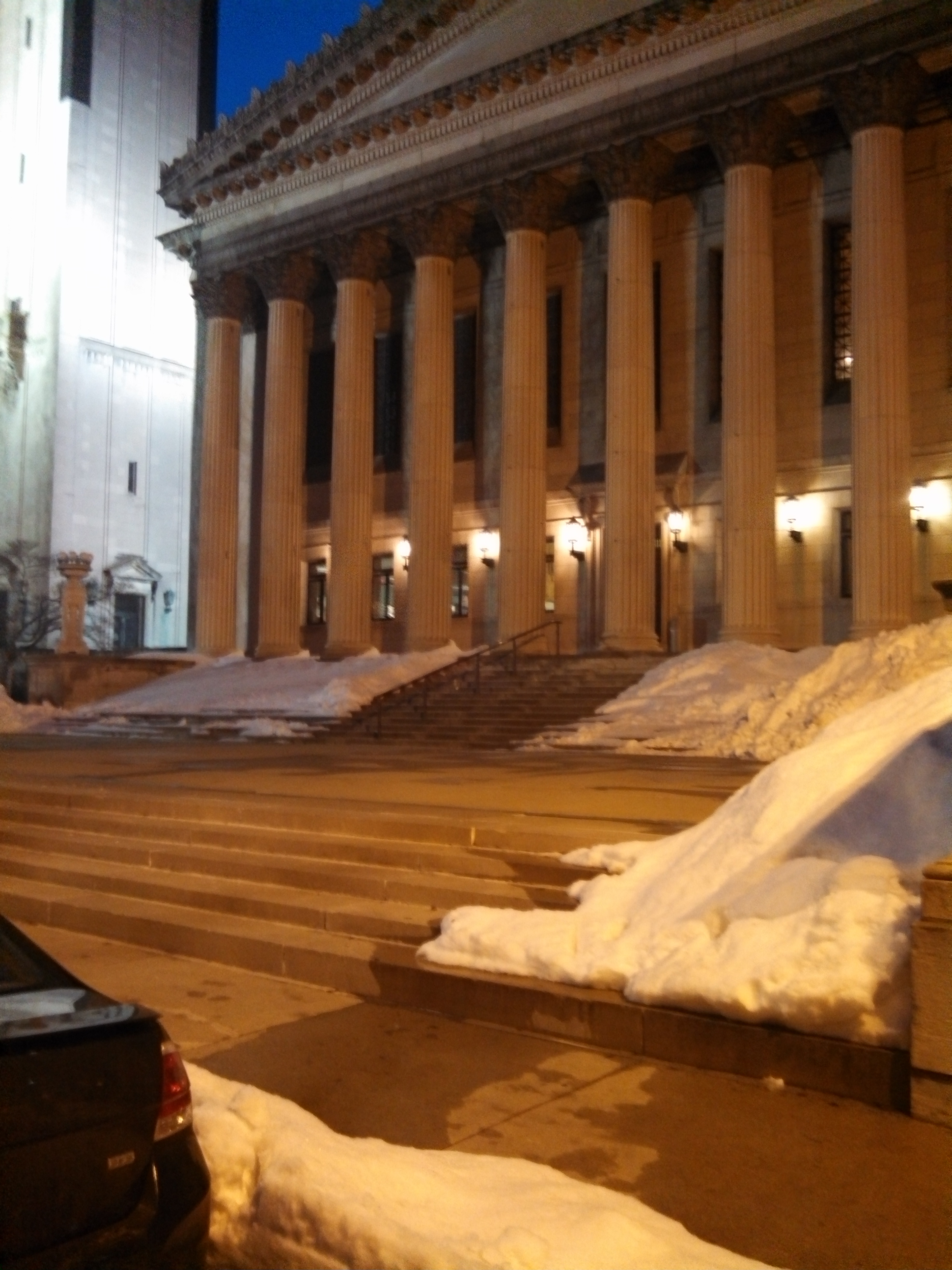 Springfield City Hall Snow