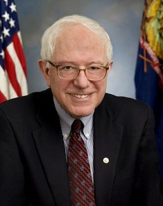 Vermont Senator Bernie Sanders (via wikipedia)
