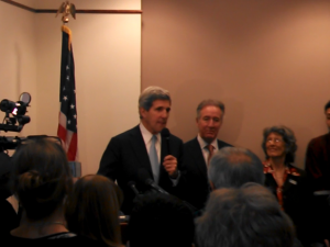 Secretary of State John Kerry with Cong. Richard Neal in 2013 (WMassP&I)